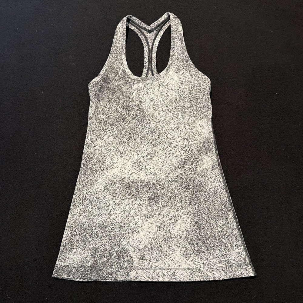 Lululemon Racerback Heatherd Gray Tank Top Activewear Women Size Small